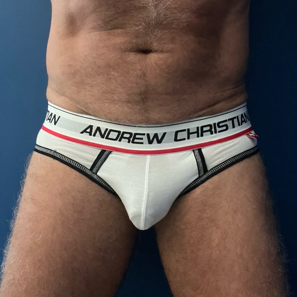 Andrew Christian FlexSoft show-it white jock-brief